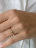 London Road 9ct Yellow Gold Meridian Diamond Circle Ring, M