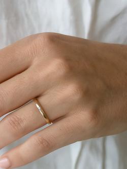 London Road 9ct Yellow Gold Meridian Diamond Circle Ring, M - view 2, Yellow Gold