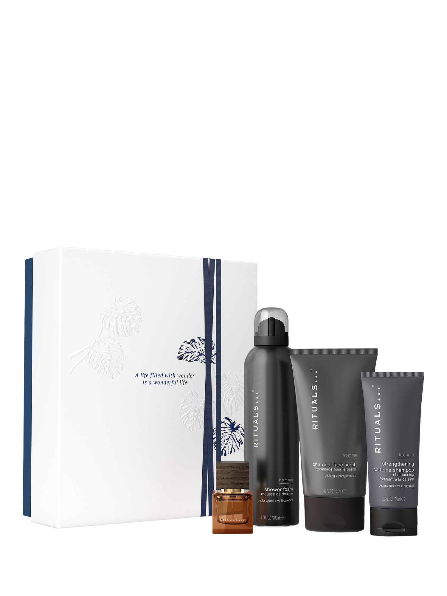 Product image 1 of 3, which shows Rituals Homme Medium Bodycare Gift Set
