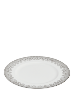 Wedgwood Silver Tonquin Bone China Dinner Plate, 27cm - view 2, 