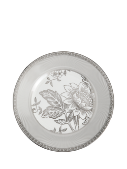 Wedgwood Silver Tonquin Bone China Side Plate, 20.5cm, 