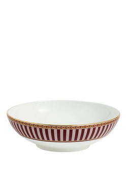 Wedgwood Red Splendour Bone China Cereal Bowl, 18cm, 