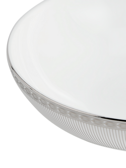 Wedgwood Silver Tonquin Bone China Cereal Bowl, 18cm - view 2, 