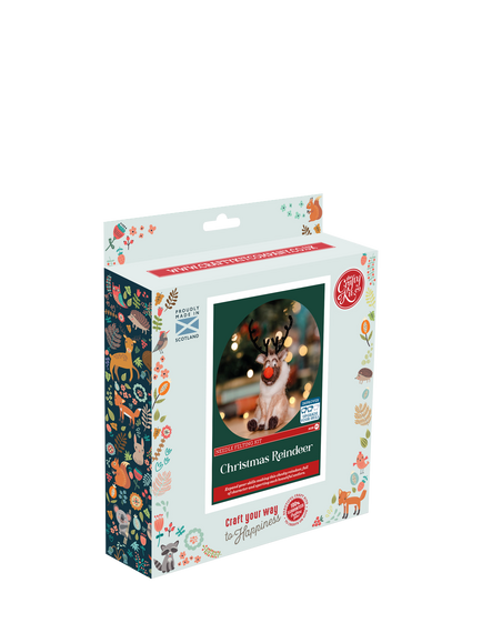 The Crafty Kit Company Reindeer 3D Needle Felting Kit - view 2, Multi