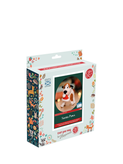 The Crafty Kit Company Santa Paws 3D Needle Felting Kit - view 2, Multi