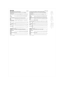 Simplicity Misses' High Waisted Pleated Skirt Sewing Pattern, S3139 - view 2, U5