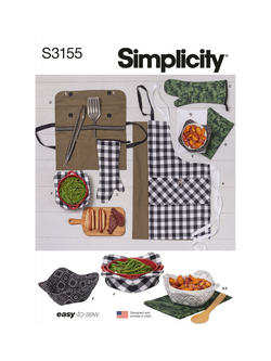 Simplicity Outdoor Grill and Picnic Accessories Sewing Pattern, S3155, Os