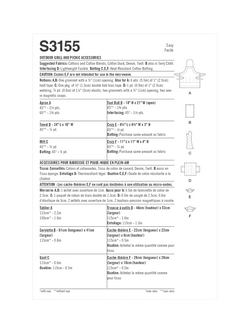 Simplicity Outdoor Grill and Picnic Accessories Sewing Pattern, S3155 - view 2, Os