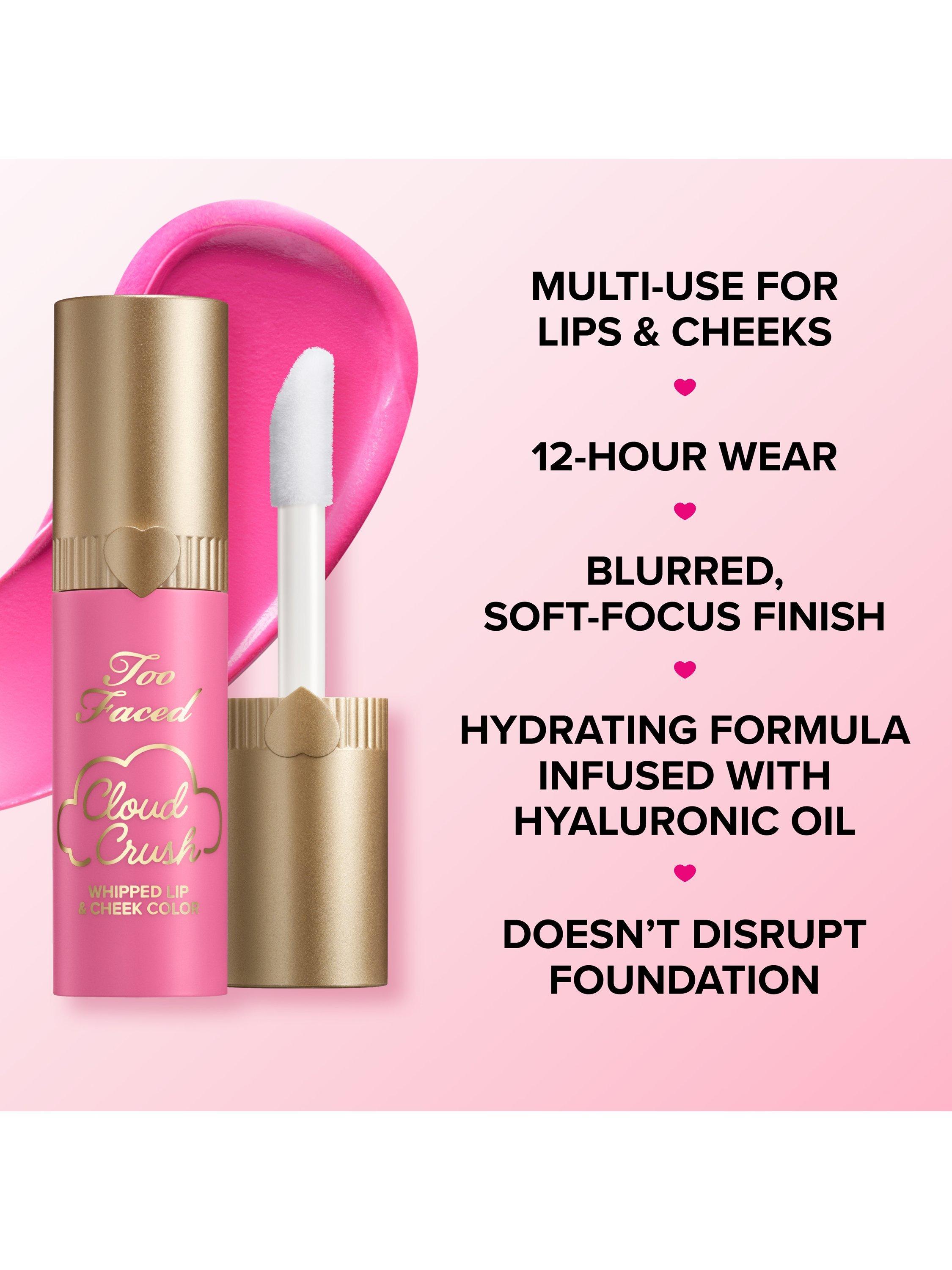 Product image 5 of 11, which shows Too Faced Cloud Crush Whipped Lip & Cheek Colour, Love Potion