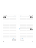 Filofax Personal Day Per Page 2026 Personal Organiser Insert, White