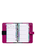 Filofax Personal Floral Week to View 2026 Personal Organiser Insert, White