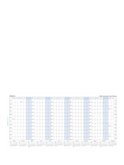 Filofax Personal Horizontal 2026 Year Planner, White - view 2, White