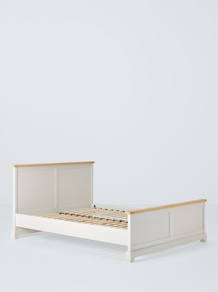John Lewis Cove Bed Frame, Double, Greige Oak