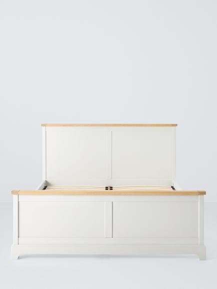 John Lewis Cove Bed Frame, King Size - view 2, Greige Oak