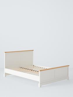John Lewis Cove Bed Frame, Double, White Oak