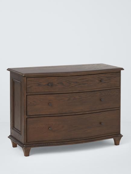 John Lewis Louis 3 Drawer Chest, Coco