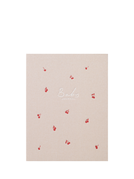 Papier Cherries Binder Baby Journal, Multi, Multi