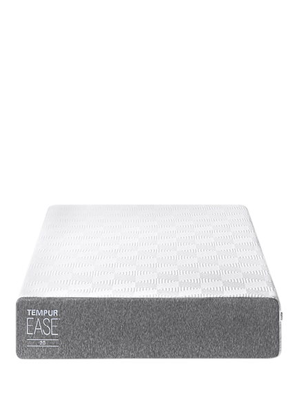 TEMPUR Ease® 20 Memory Foam Mattress, Medium/Firm Tension, Long Single, White