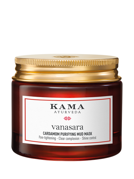 Kama Ayurveda Vanasara Cardamom Purifying Mud Mask, 50ml, 