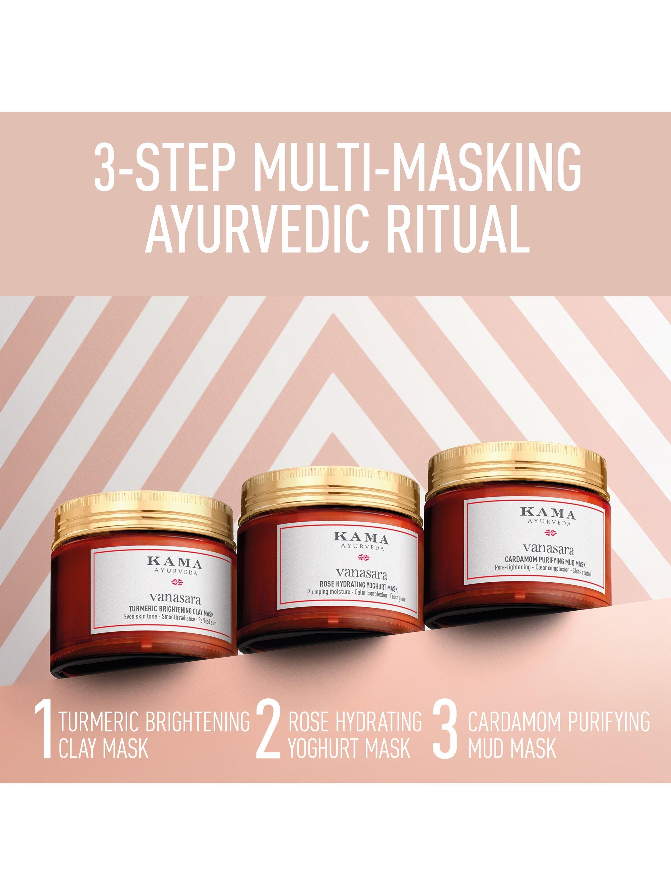 Product image 3 of 6, which shows Kama Ayurveda Vanasara Cardamom Purifying Mud Mask, 50ml