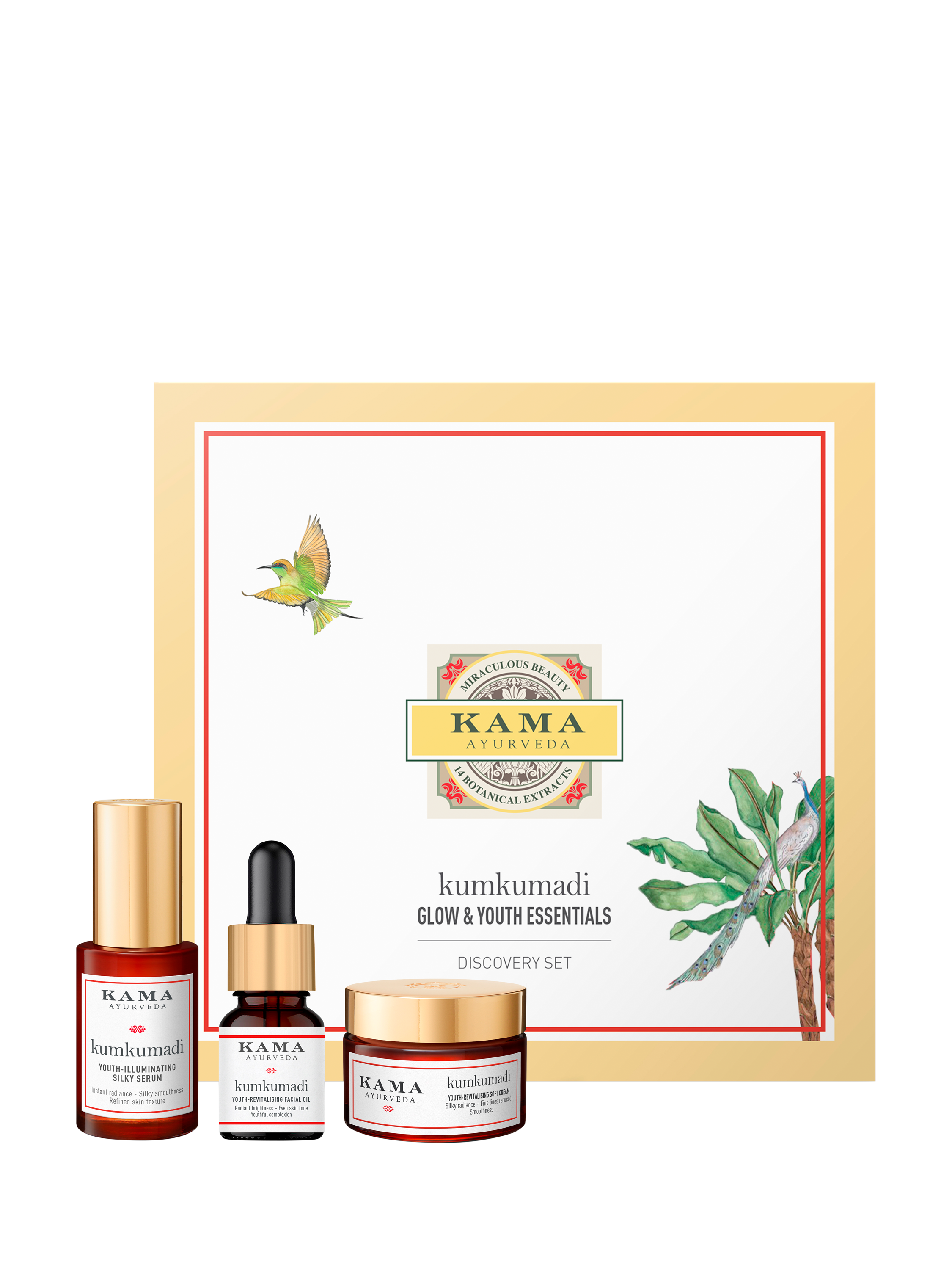 Product image 1 of 3, which shows Kama Ayurveda Kumkumadi Discovery Set