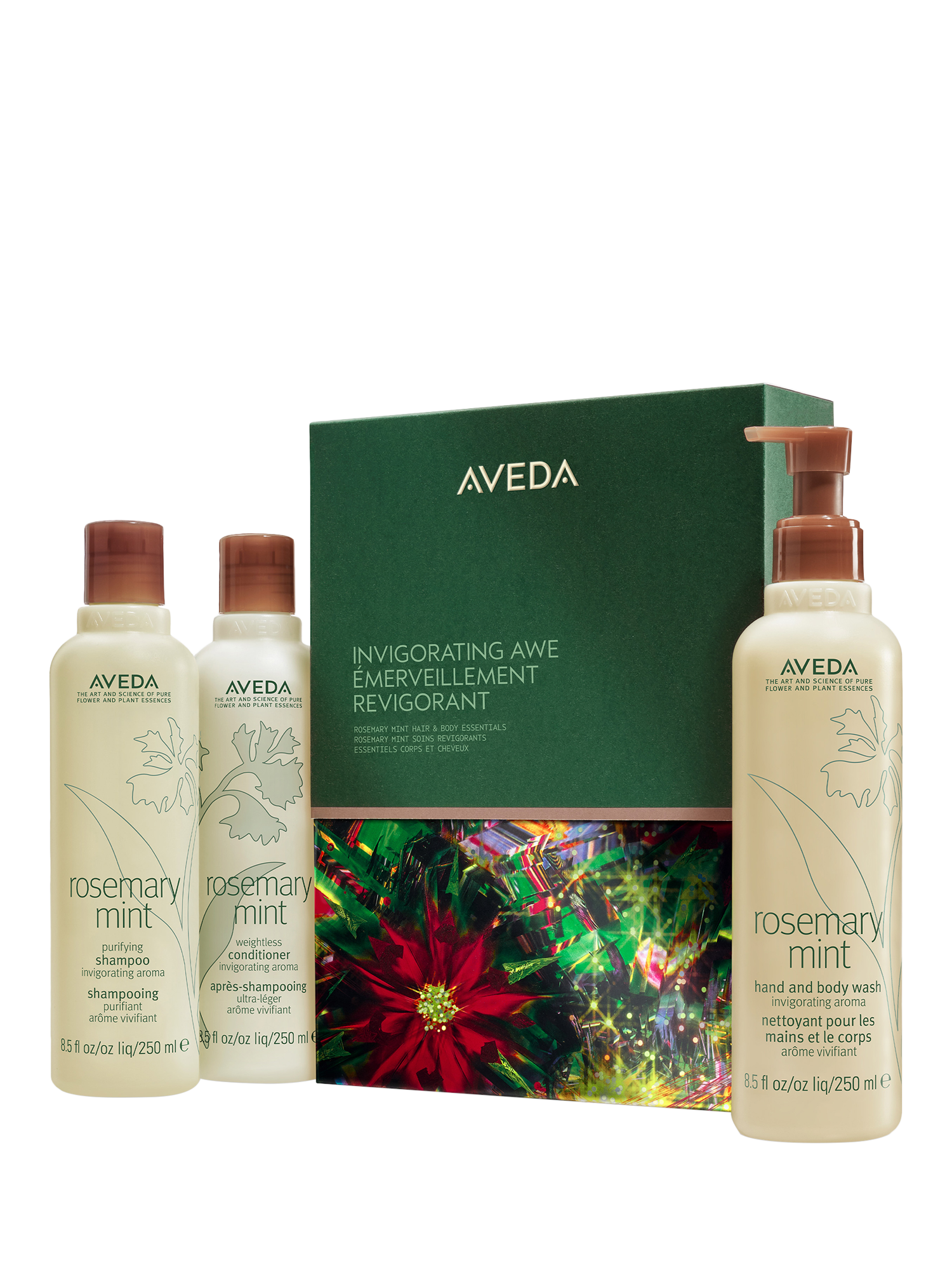 Aveda Invigorating Awe Rosemary Mint Hair & Body Essentials Gift Set