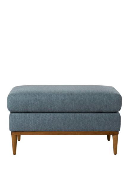 Swyft Model X01 Ottoman Footstool, Linen Marine