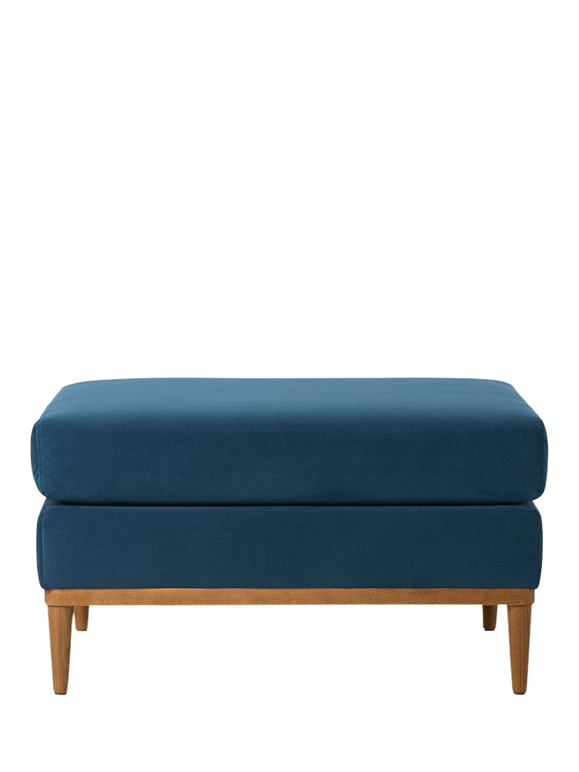 MODEL X01 Range, Swyft Model X01 Ottoman Footstool, Velvet Teal