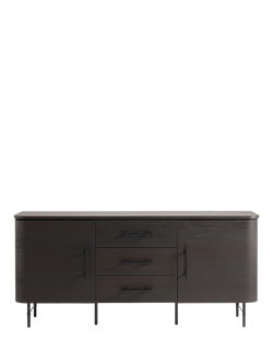 MADE Zeke Large Sideboard, Dark Oak - view 2, Dark Oak