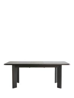 MADE Zeke 6-8 Seater Extending Dining Table, Dark Oak - view 2, Dark Oak