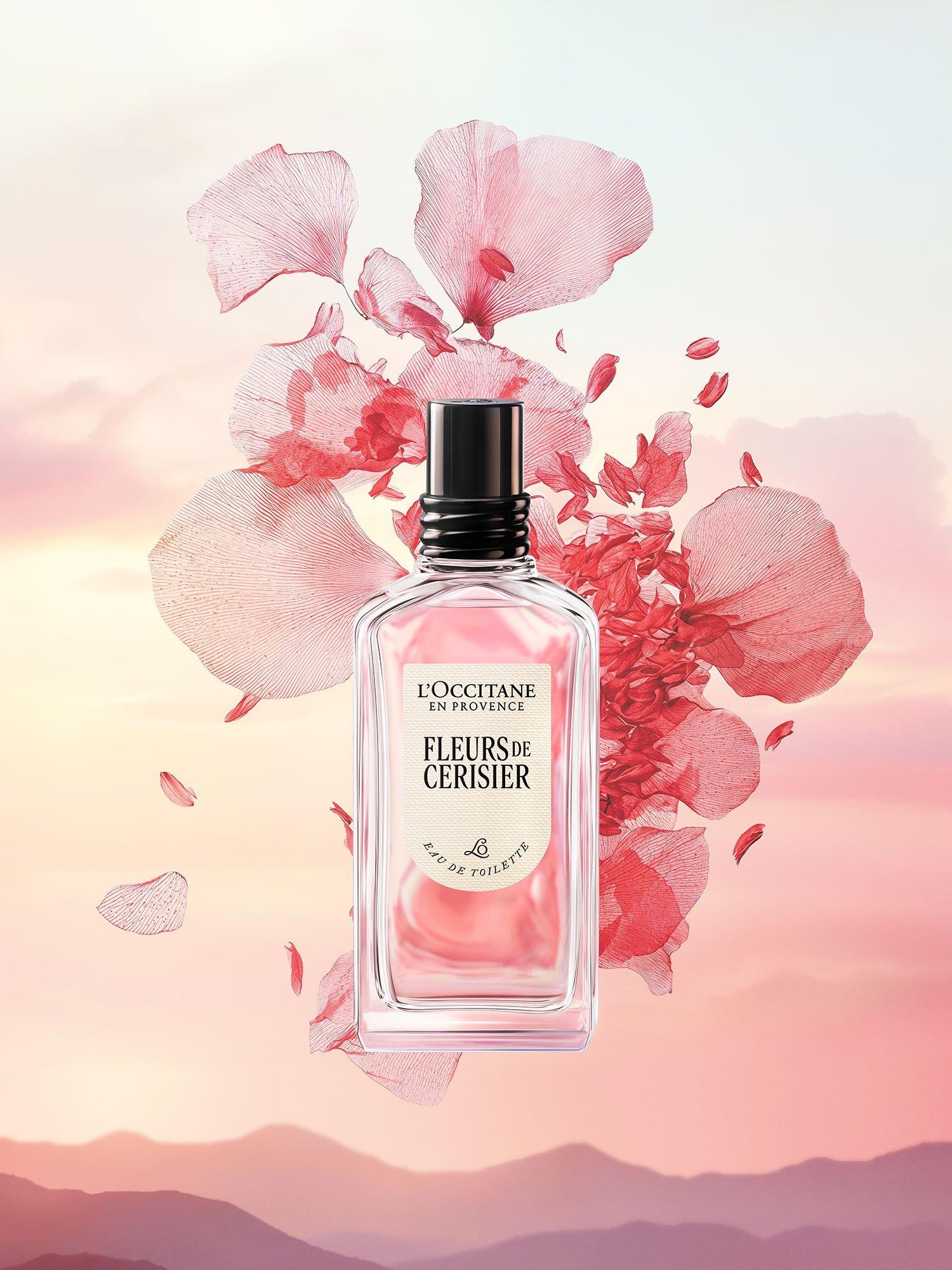Product image 5 of 6, which shows L'OCCITANE Fleurs de Cerisier (Cherry Blossom) Eau de Toilette, 50ml