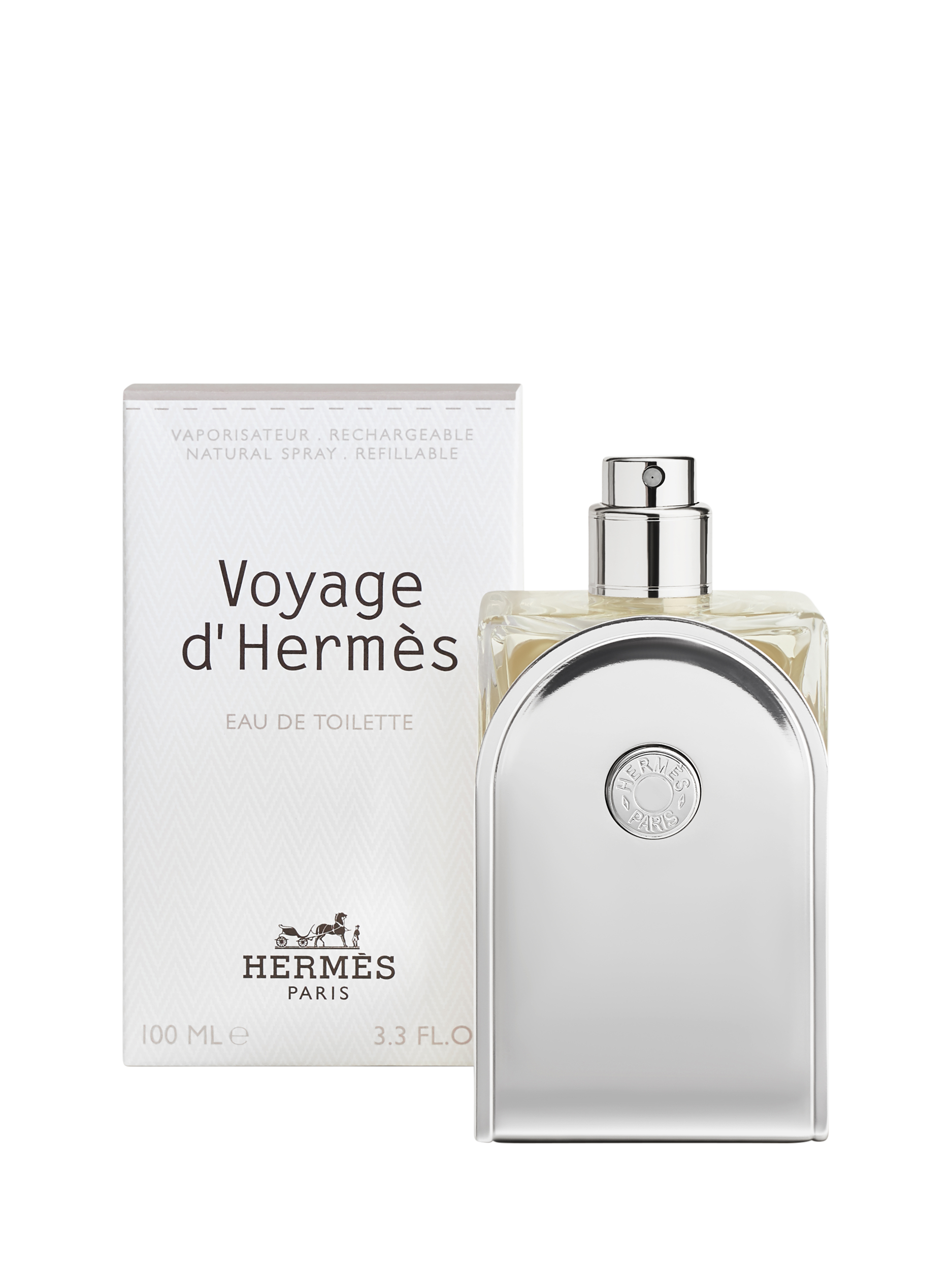 Product image 3 of 4, which shows Hermès Voyage d'Hermès, Eau de Toilette Refillable, 100ml