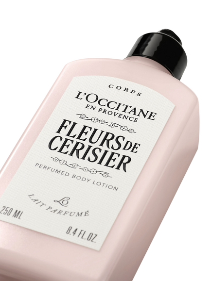 L'OCCITANE Fleurs de Cerisier (Cherry Blossom) Perfumed Body Lotion, 250ml - view 2, 