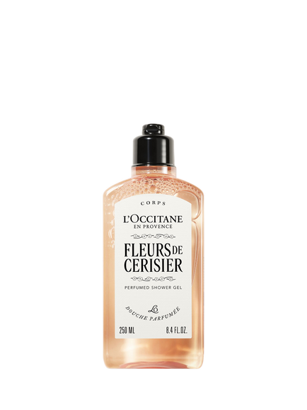 L'OCCITANE Fleurs de Cerisier (Cherry Blossom) Perfumed Shower Gel Refillable, 250ml, 