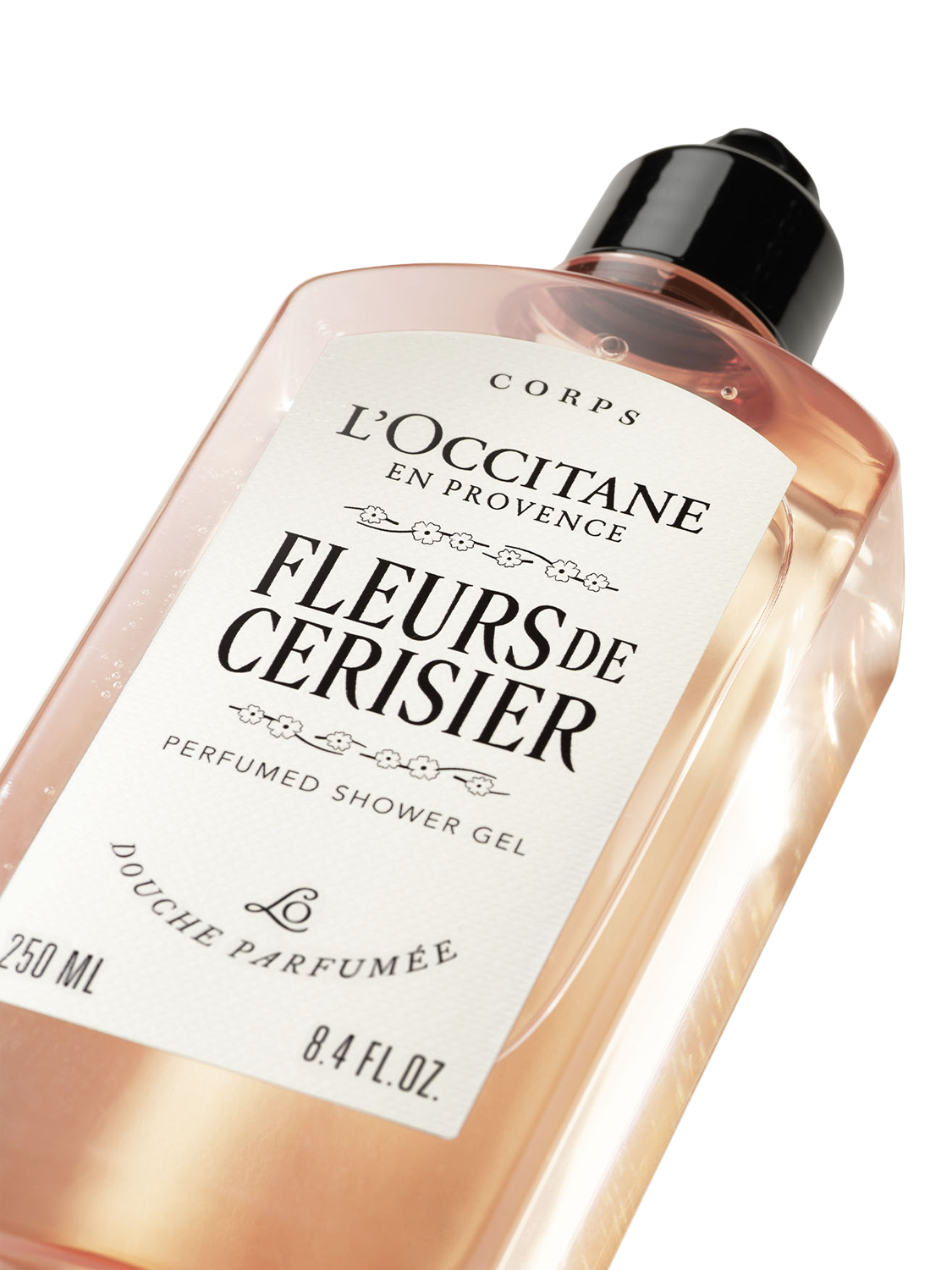Product image 2 of 4, which shows L'OCCITANE Fleurs de Cerisier (Cherry Blossom) Perfumed Shower Gel Refillable, 250ml