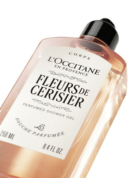 L'OCCITANE Fleurs de Cerisier (Cherry Blossom) Perfumed Shower Gel Refillable, 250ml - view 2, 