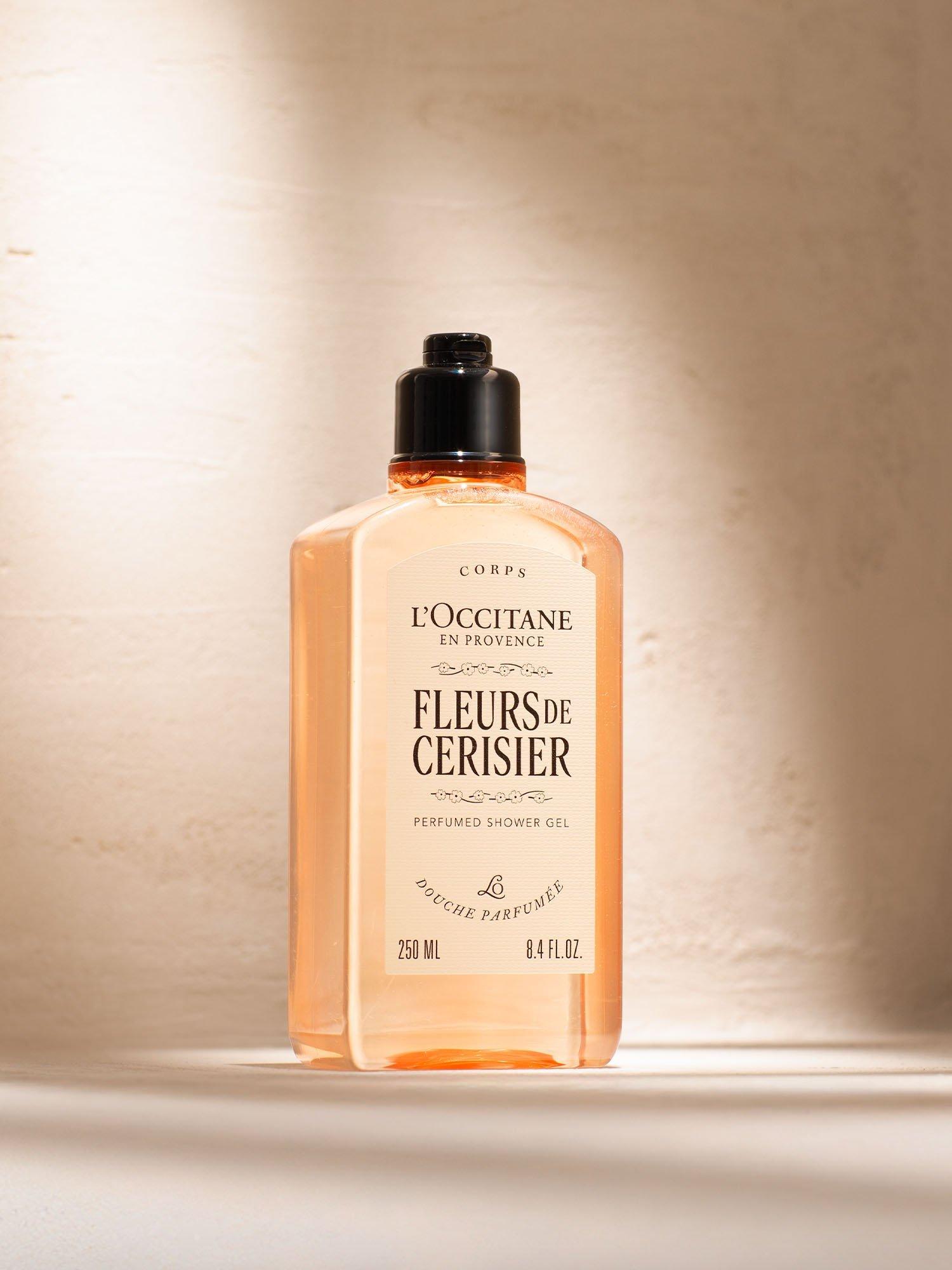 Product image 3 of 4, which shows L'OCCITANE Fleurs de Cerisier (Cherry Blossom) Perfumed Shower Gel Refillable, 250ml