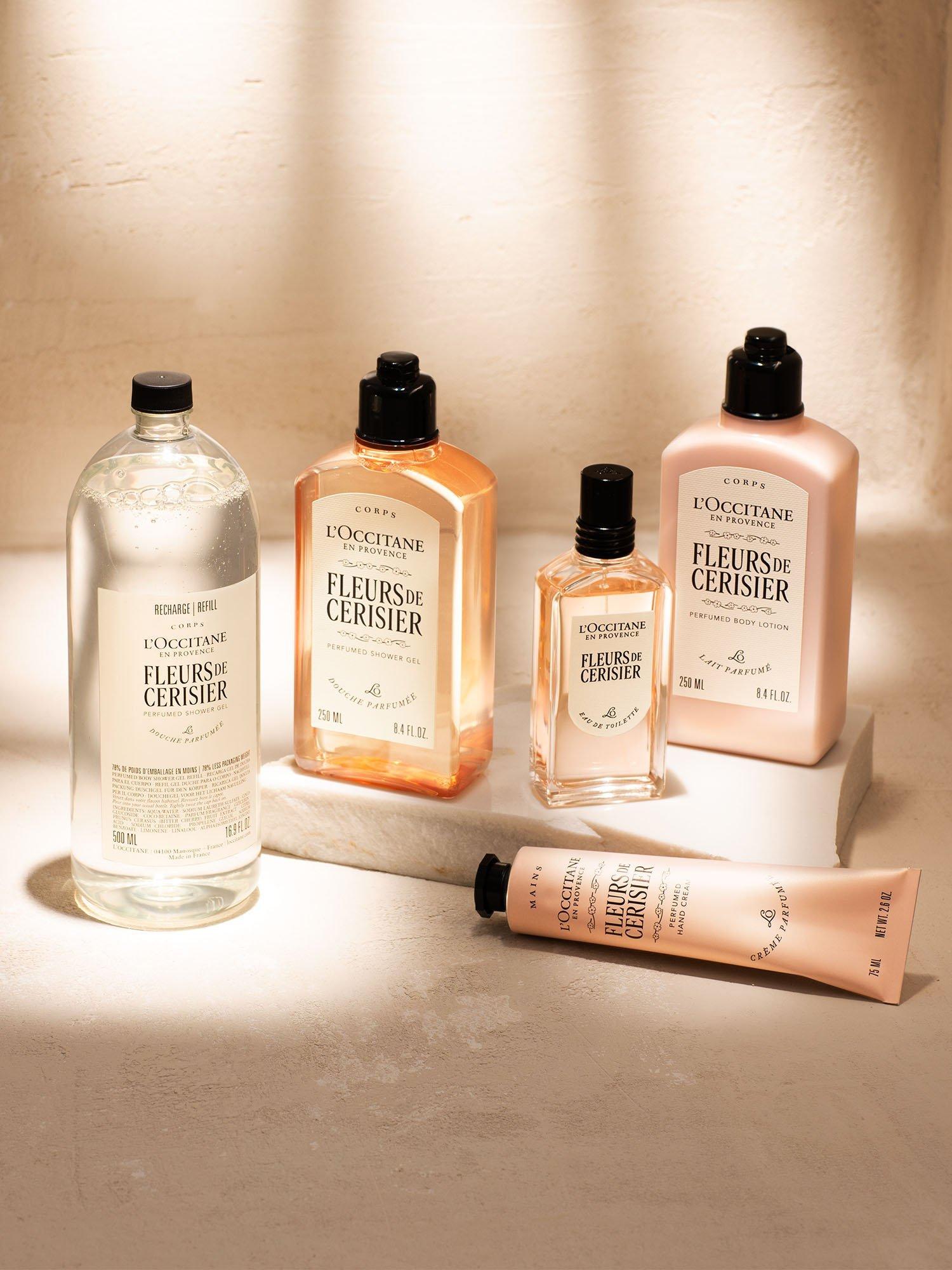 Product image 4 of 4, which shows L'OCCITANE Fleurs de Cerisier (Cherry Blossom) Perfumed Shower Gel Refillable, 250ml