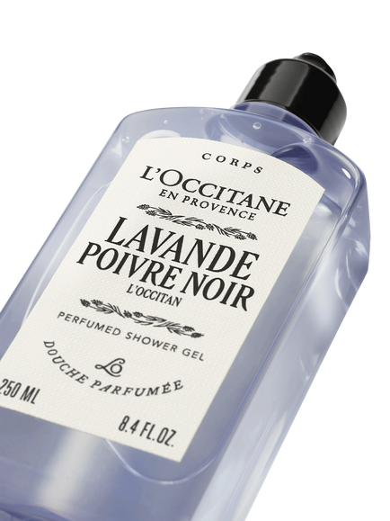 L'OCCITANE Lavande Poivre Noir (Formerly L’Occitan) Perfumed Shower Gel, 250ml - view 2, 