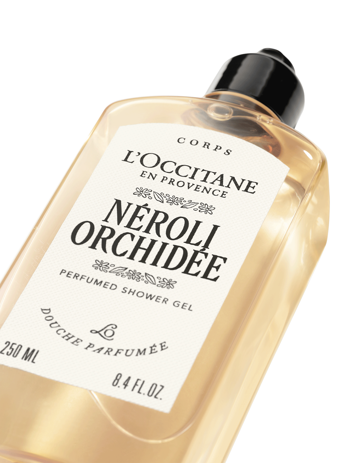 Product image 2 of 3, which shows L'OCCITANE Néroli Orchidée (Neroli Orchid) Perfumed Shower Gel, 250ml