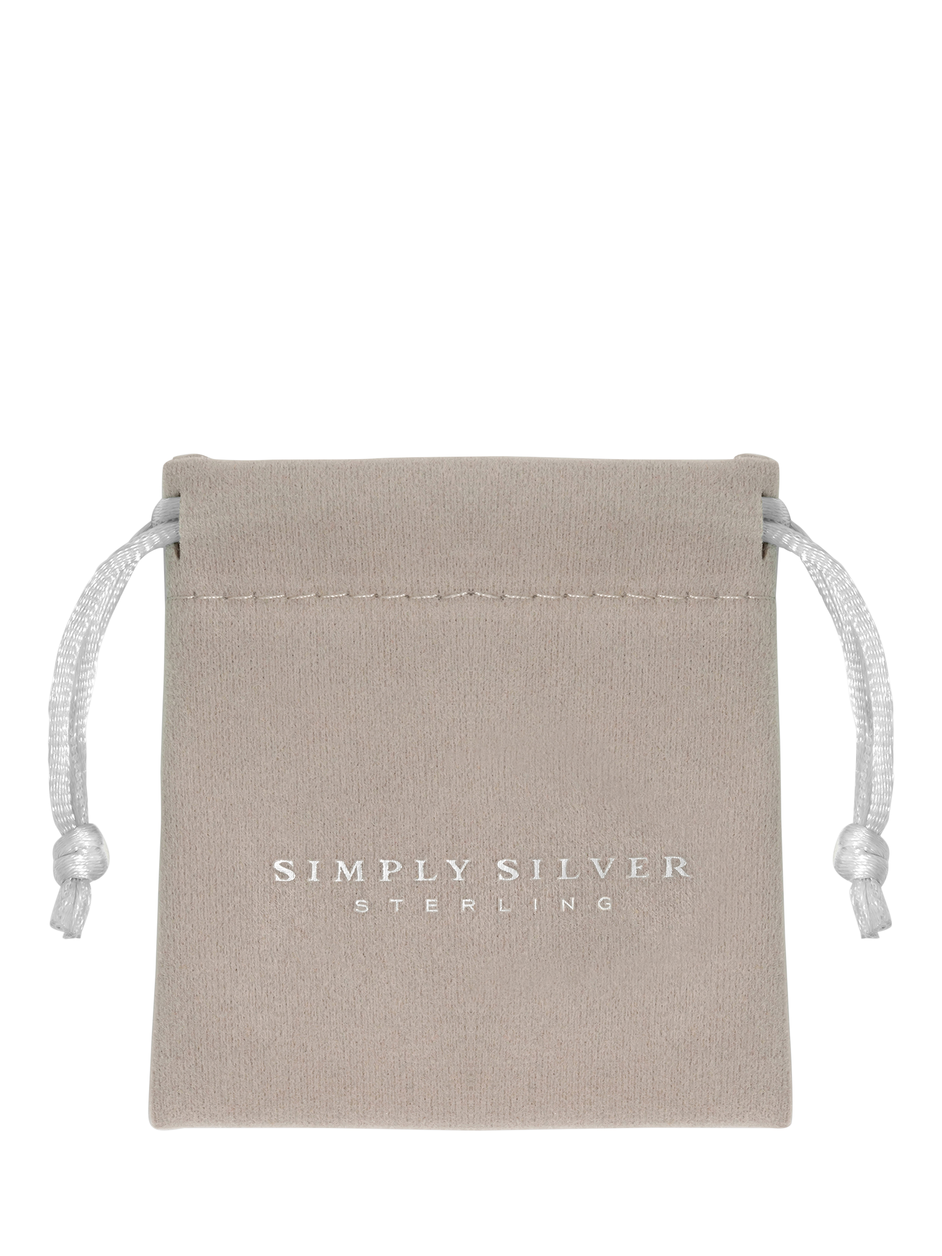 Product image 3 of 3, which shows Simply Silver Figaro Chain Heart Bracelet