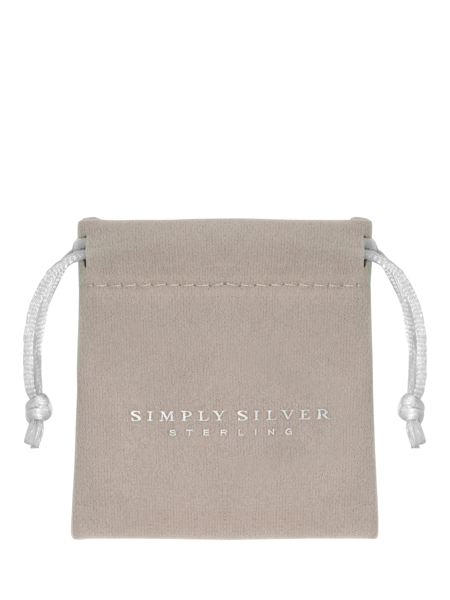 Product image 3 of 3, which shows Simply Silver Snake Chain Heart Bracelet, Silver