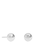 Simply Silver Polished Ball Stud Earrings