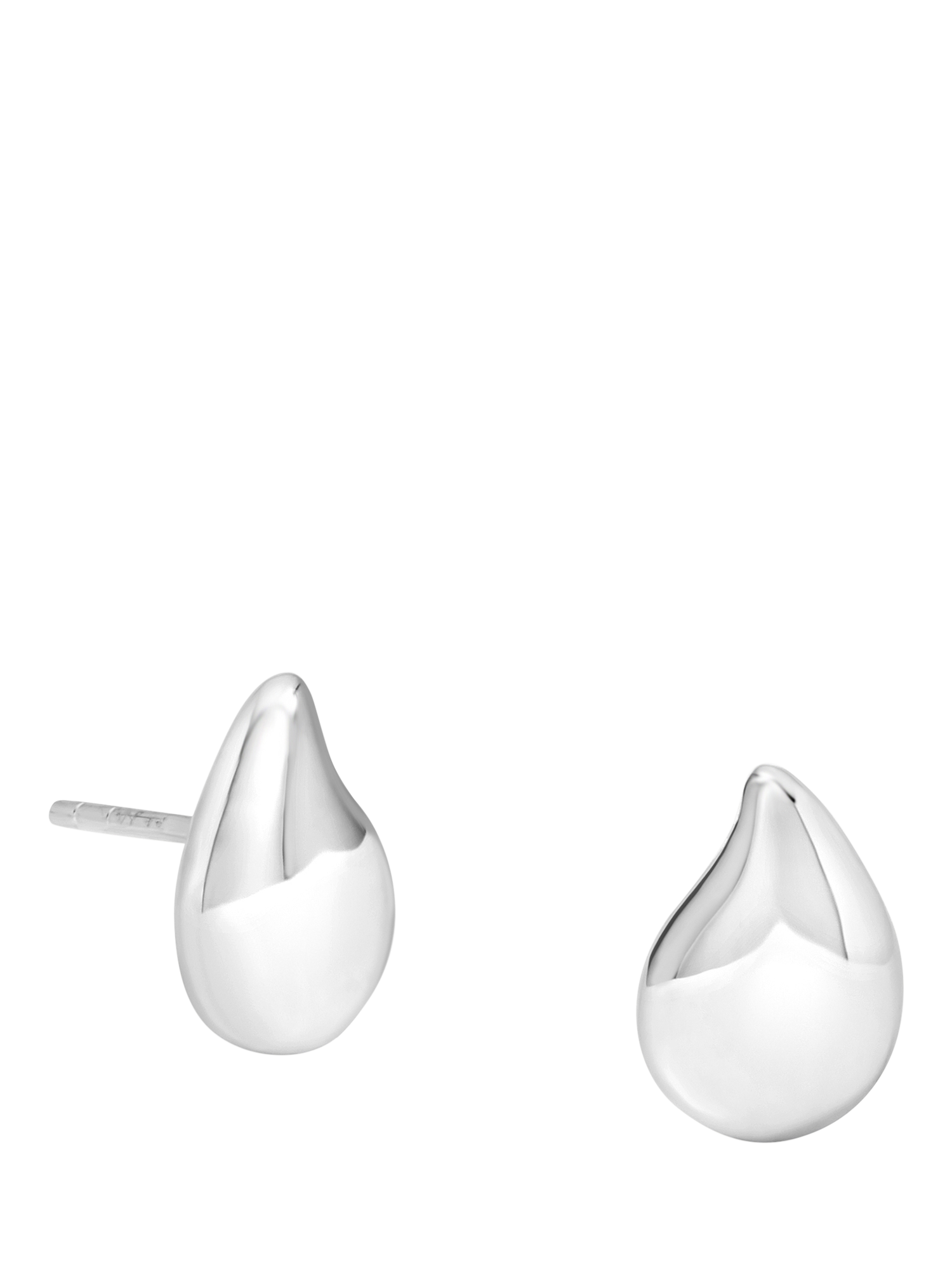 Product image 1 of 1, which shows Simply Silver Teardrop Stud Earrings