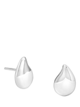 Simply Silver Teardrop Stud Earrings