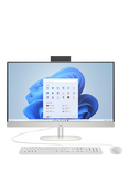 HP 27-cr0045na All-in-One Desktop PC, Intel Core i3 Processor, 8GB RAM, 512GB SSD, 27" Full HD, Shell White
