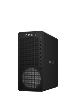 HP OMEN 16L TG03-0008na Desktop Gaming PC, Intel Core i5 Processor, 16GB RAM, 1TB SSD, RTX 5060, Black – Non-Window - view 2, Black - Non-window