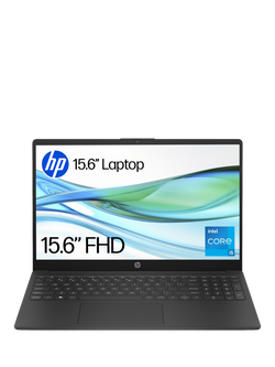 HP 15-fd0062na  Laptop, Intel Core i5 Processor, 8GB RAM, 512GB SSD, 15.6” Full HD, Jet Black, Jet Black