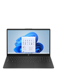 HP 15-fd0070na Laptop, Intel N100 Processor, 8GB RAM, 128GB, 15.6” Full HD, Jet Black