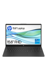 HP 15-fd0070na Laptop, Intel N100 Processor, 8GB RAM, 128GB, 15.6” Full HD, Jet Black